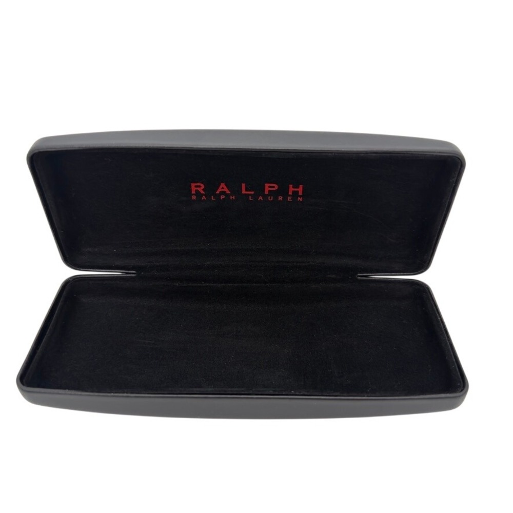 Ralph Lauren Black Hard Shell Eyeglass‎ Case Red Logo Interior Replacement Case
